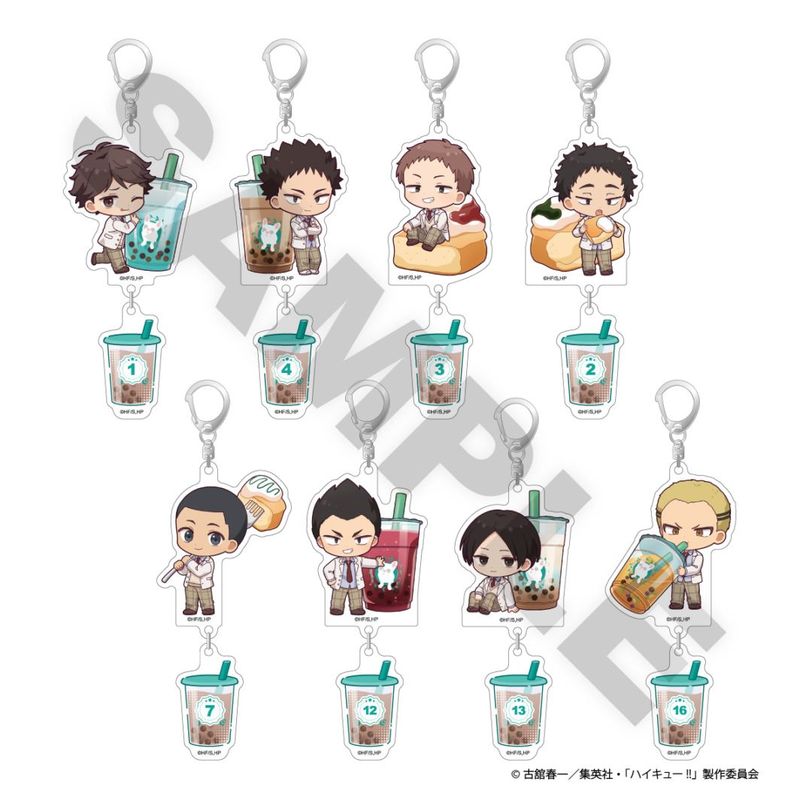 ハイキュー!!×Bull Pulu トレーディングゆらゆらアクリルキーホルダー