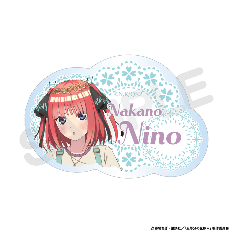 7月中旬頃以降発送」五等分の花嫁＊×Bull Pulu お名前バッジ（二乃）