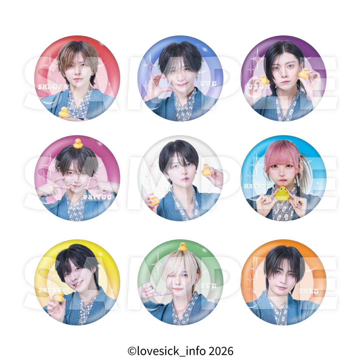 3月下旬頃以降発送」#らぶしっく ランダム缶バッジ