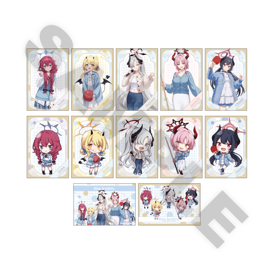 9月中旬頃以降発送」ブルーアーカイブ×ラウンドワン イラストカードセット