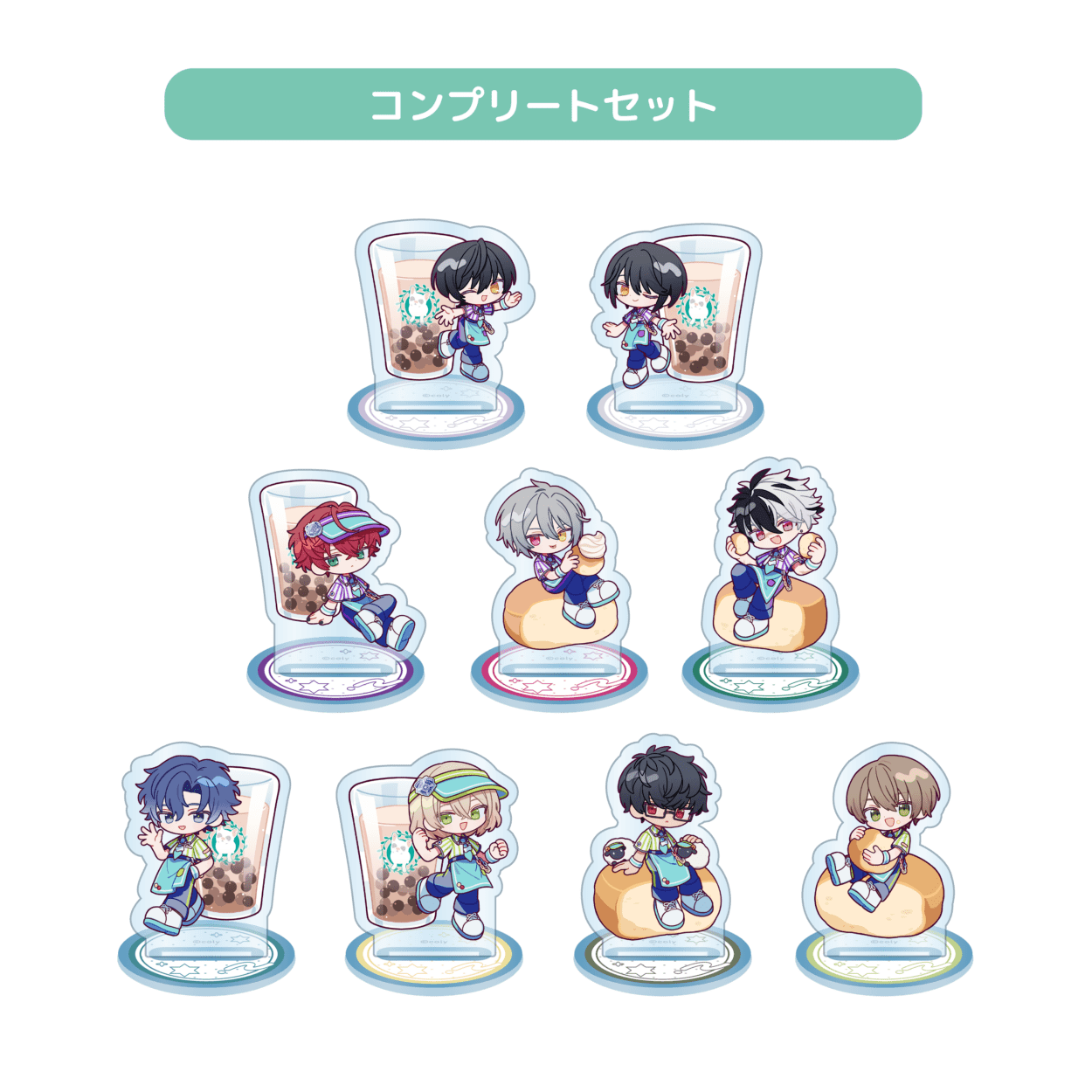 BABYL BIOHAZARD アクリルキーホルダー フルコンプ 2月上旬頃以降発送」魔法使いの約束×Bull Pulu トレーディングアクリル