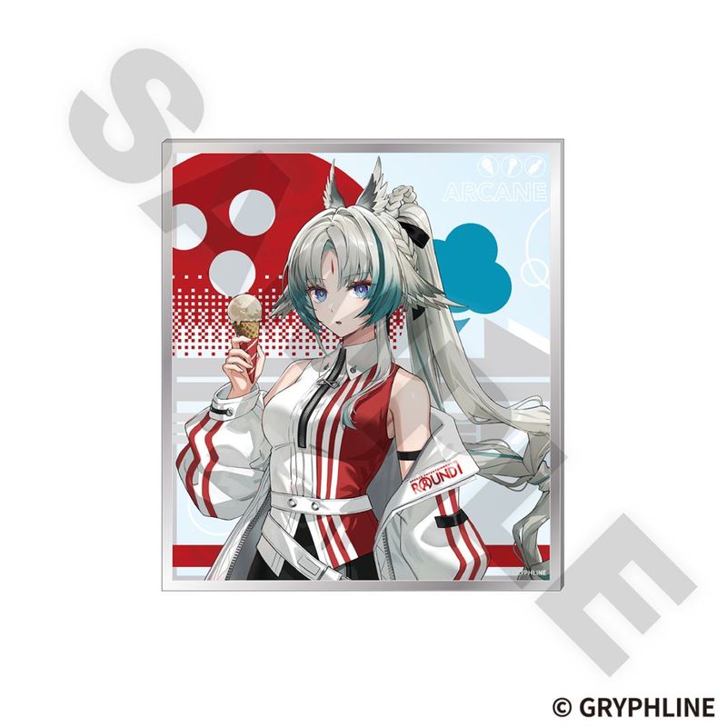 アークナイツ：エンドフィールド×ラウンドワン アクリル色紙 オクギ