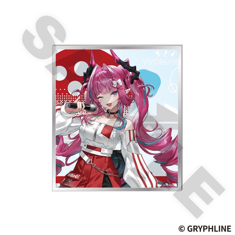 アークナイツ：エンドフィールド×ラウンドワン アクリル色紙 イヴォンヌ