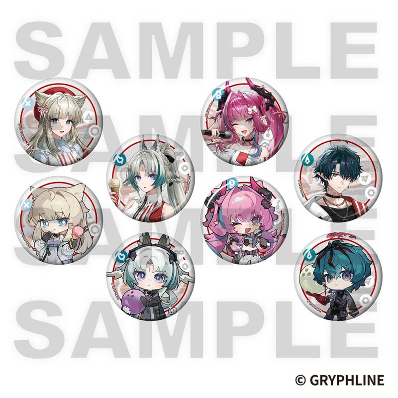 アークナイツ：エンドフィールド×ラウンドワン 缶バッジコレクション