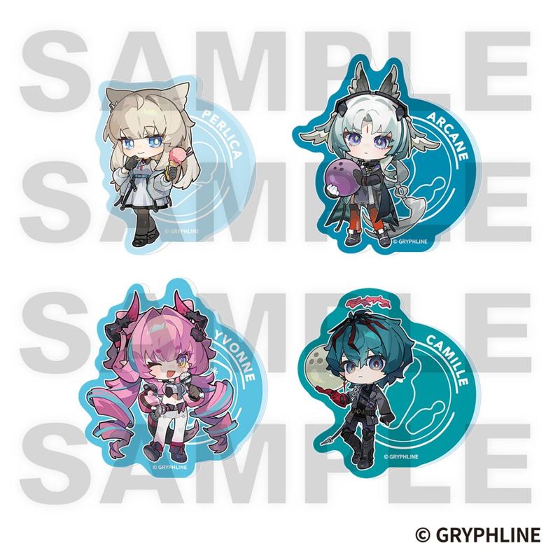 アークナイツ：エンドフィールド×ラウンドワン アクリルマグネットコレクション コンプリートセット
