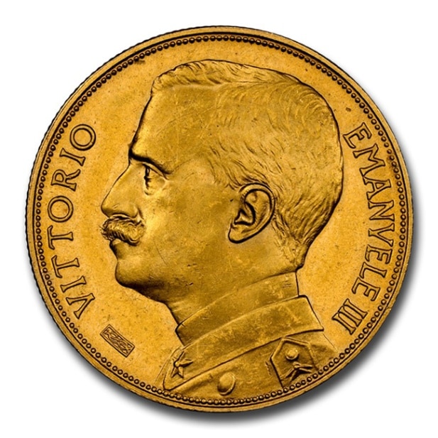 エマヌエーレ3世2リラ銀貨1916年 イタリア Italia ビットリオ エマヌエレ3世 クアドリガ 2リラ