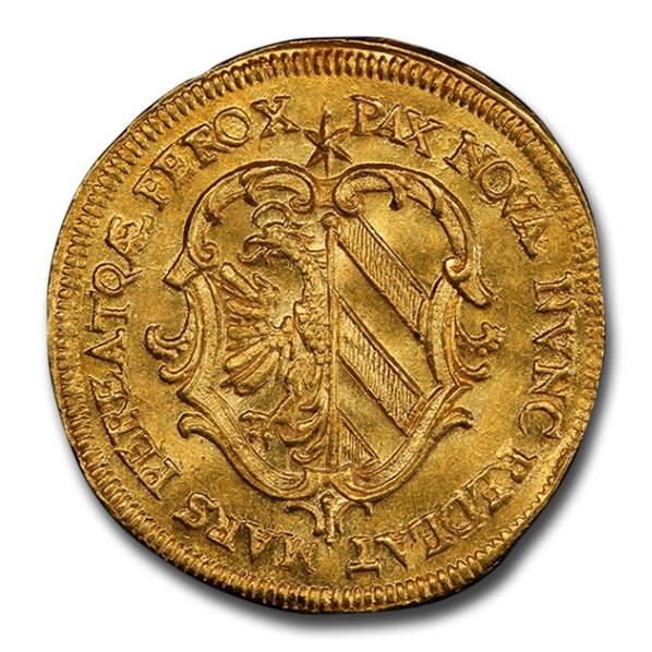 ダカット金貨 1635年製 ドイツ ニュルンベルク MS-62 PCGS