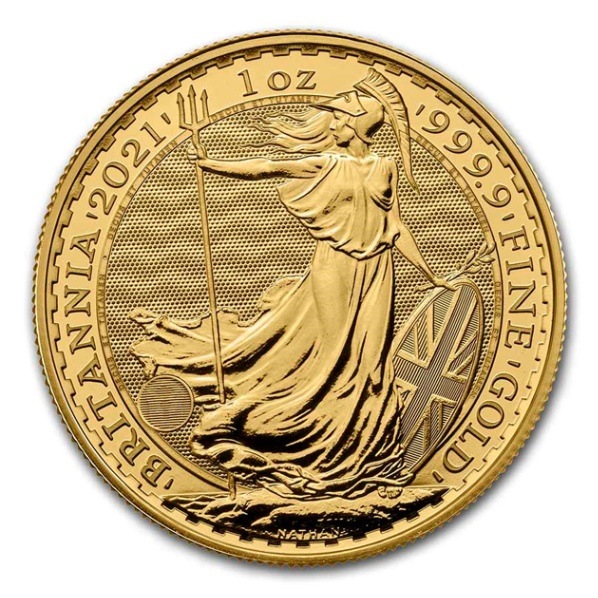 ブリタニア金貨 1オンス 100ポンド 2021年製 イギリス王立造幣局発行