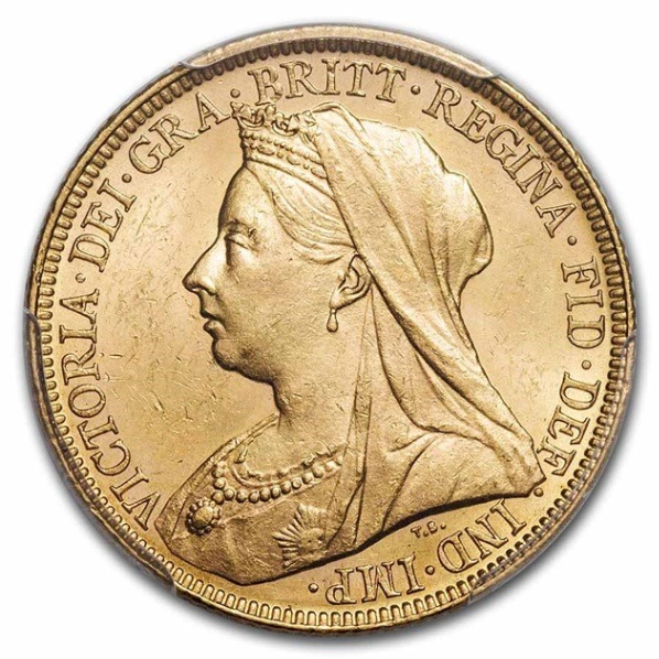 王道金貨！イギリス　ソブリン金貨　ベールドヘッド ヴィクトリア 1897年 ヴィクトリア女王 ソブリン金貨 ヴェールドヘッド オーストラリア