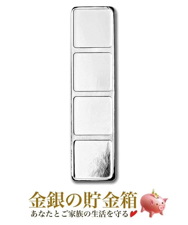 テトリスシルバーバー 1オンス テトリミノブロックIの販売