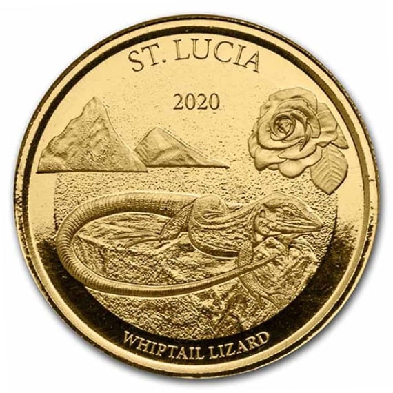 ウィップテール・リザード トカゲ金貨 1オンス 10ドル 2020年製
