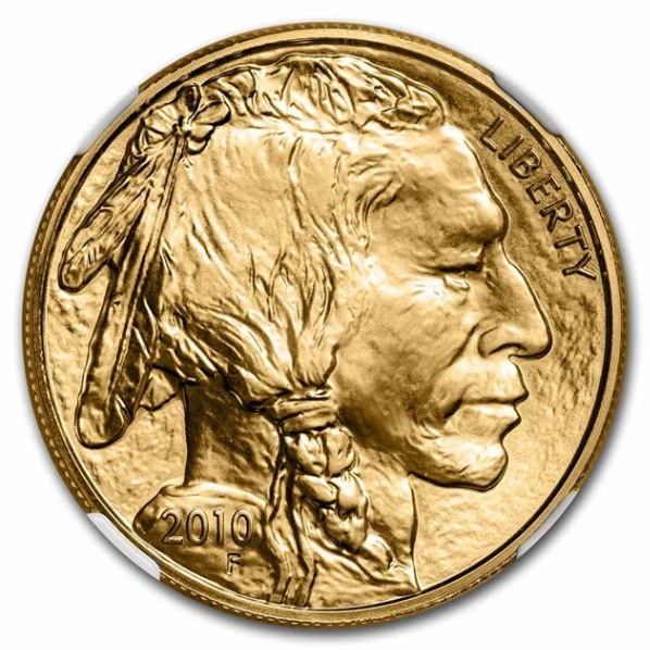 アメリカ バッファロー インディアン金貨 1オンス 50ドル 2010年製