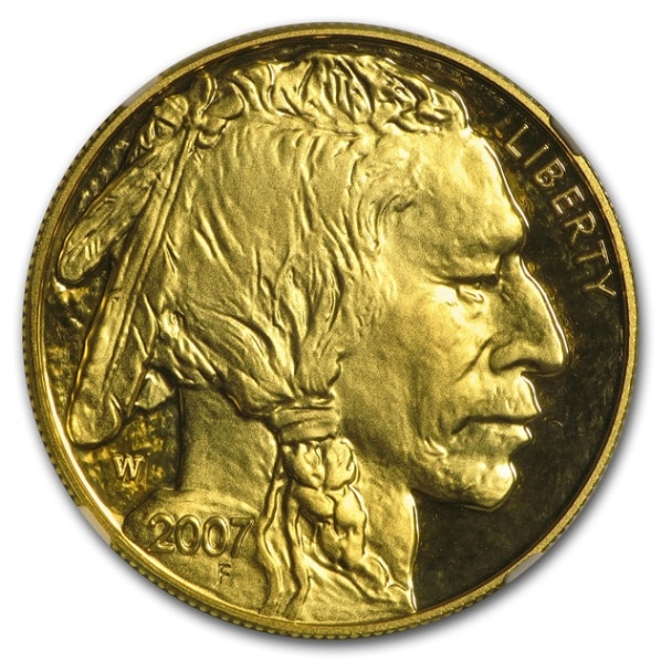 アメリカ バッファロー インディアン金貨 1オンス 50ドル 2007年製