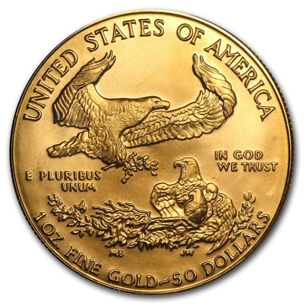 イーグル金貨 1オンス 50ドル アメリカンイーグル 1991年製 アメリカ