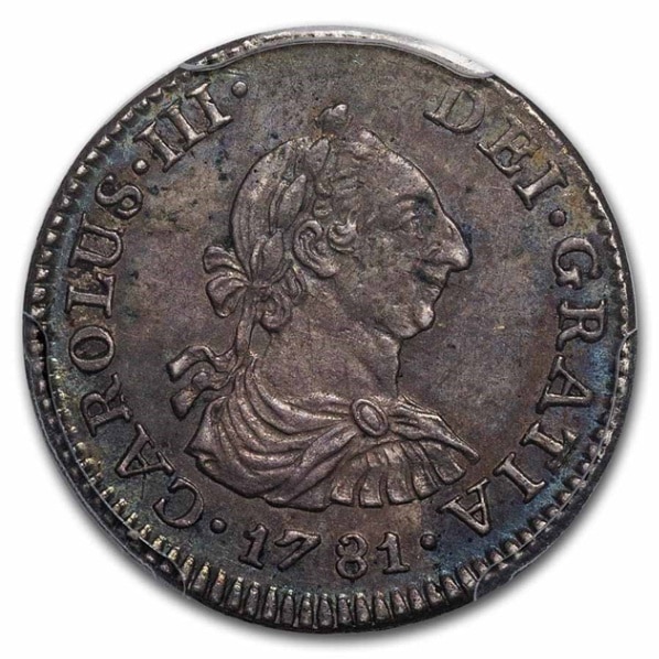 カルロスIIII世８レアル銀貨1806年 カルロスIIII世8レアル銀貨1806年