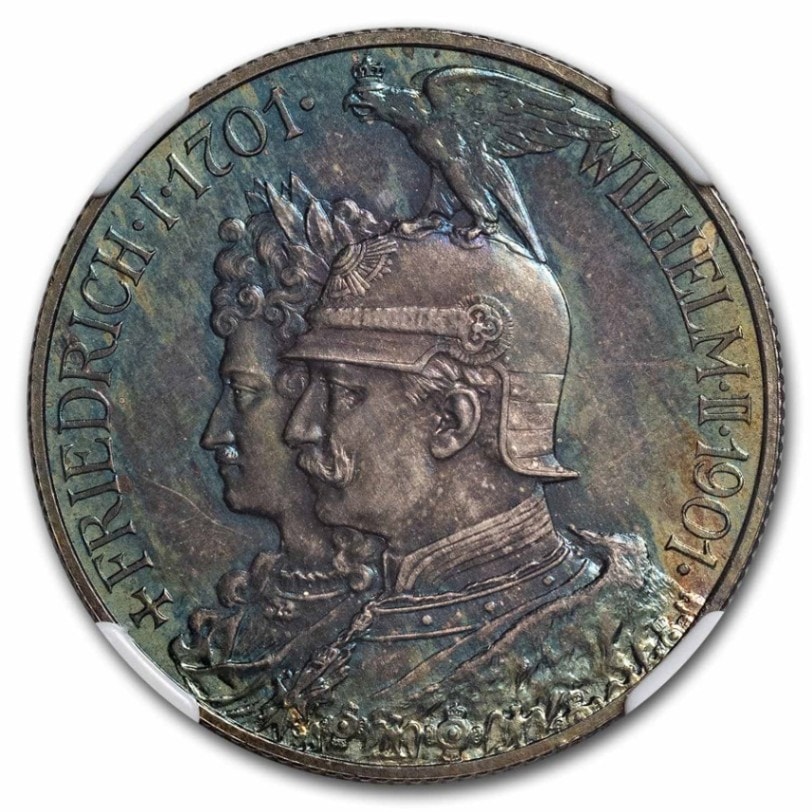 ニック★ドイツ帝国プロイセン　5マルク銀貨（1874年A）ウィルヘルム1世 ニック様専用☆ドイツ帝国プロイセン 5マルク銀貨（1874年A