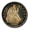 1887ǯ ƥå Хƥ ϡ 顼  50 ͳν  ꥫ罰¤ʾ եǥե MS-67 PCGS CAC ƥ