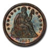 1857ǯ ƥå Хƥ   10  ꥫ罰¤ʾ եǥե PR-67 PCGS ƥ