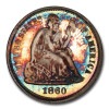 1860ǯ �����ƥå� ��Хƥ� ������ ��� 10����� ����С� �������� ����ꥫ�罰��¤ʾ�� �ե���ǥ�ե��� PR-67+ ���ᥪ PCGS ����ƥ�����������
