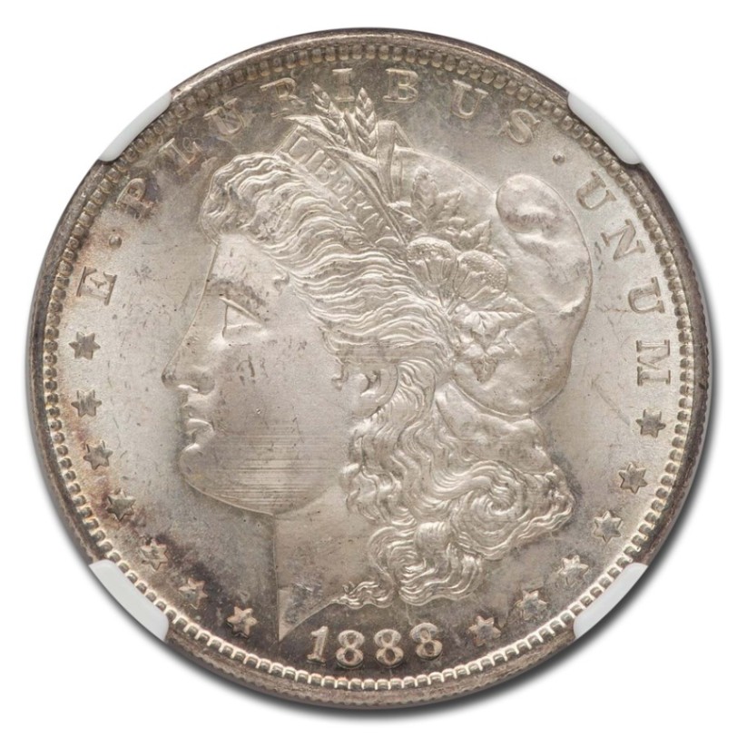 1888年 モルガン ダラー 銀貨 1ドル シルバー モルガン ヘッド 