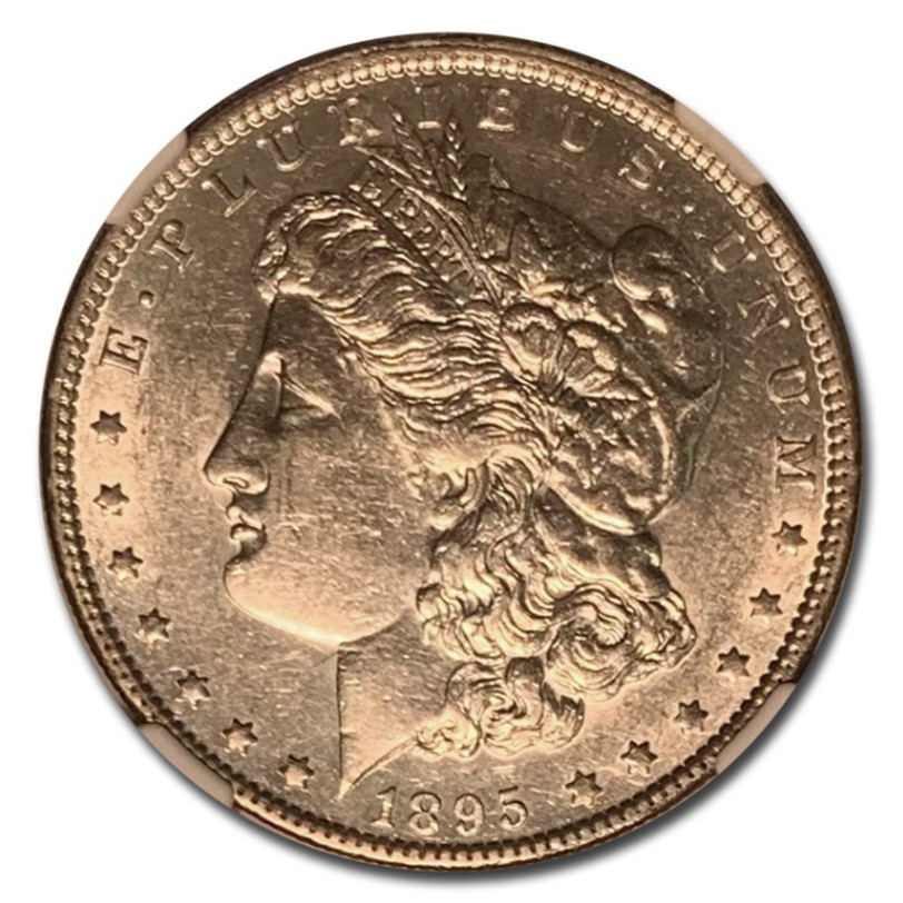 1895年 モルガン ダラー 銀貨 1ドル シルバー モルガン ヘッド