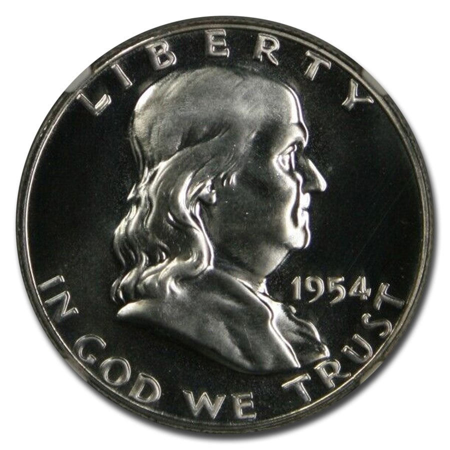 1954年 フランクリン ハーフダラー 銀貨 50セント シルバー