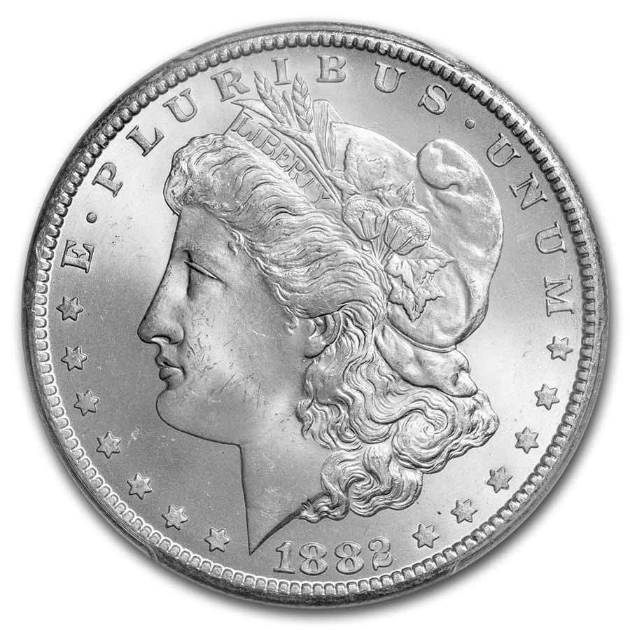 モルガン・ダラー コインセット 1882年1880年 1882年 モルガンダラー 銀貨 1ドル シルバー モルガン ヘッド