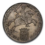 極希少　オランダ銀貨　1748 10スタイバー銀貨　1／2グルデン 極希少 オランダ銀貨 1748 10スタイバー銀貨 1／2グルデン 極