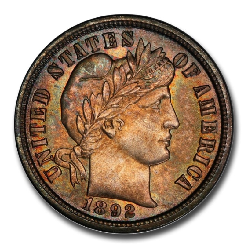 1916年 バーバー・ダイム銀貨！ S刻印！【美品】 1916 Year