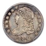 1833年アメリカ50セント銀貨　キャップドバストPCGS認定 1833年アメリカ50セント銀貨 キャップドバストPCGS認定 1833 50C