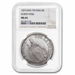 1837ǯ ̥ڥ롼¹ 8쥢  ڥ롼 ¤ʾ MS-64 NGC ƥ