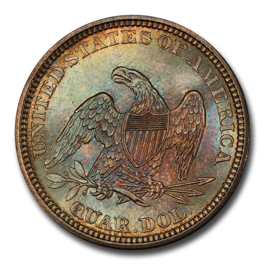 1861ǯ �����ƥå� ��Хƥ� ���������� ���顼 ��� 25����� ����С� ������ ��ͳ�ν��� �������� ����ꥫ�罰��¤ʾ�� �ե���ǥ�ե��� MS-67 PCGS ����ƥ�����������