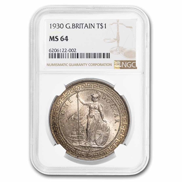 1930ǯ �����ꥹ �ǰ׶� 1�ɥ� �ȥ졼�ɥ��顼 MS-65 NGC ����ƥ�����������