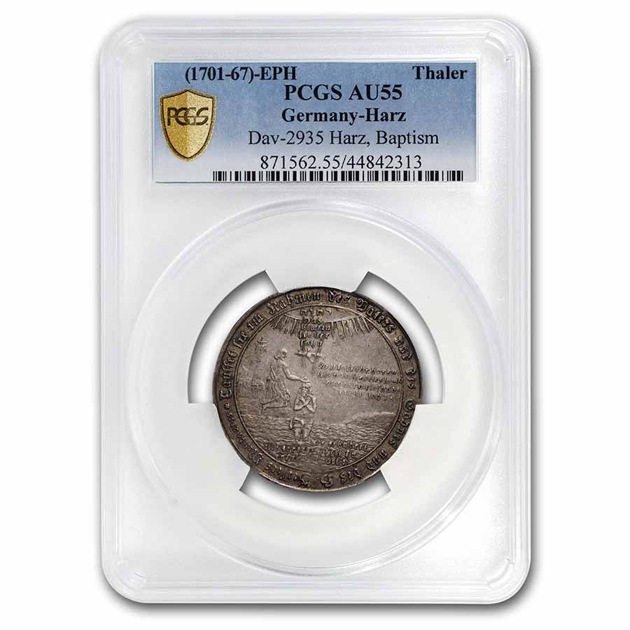 1701-1767ǯ �ɥ��� �ϥ�� ���� �����顼 ��� �Хץƥ��� AU-55 PCGS ����ƥ�����������