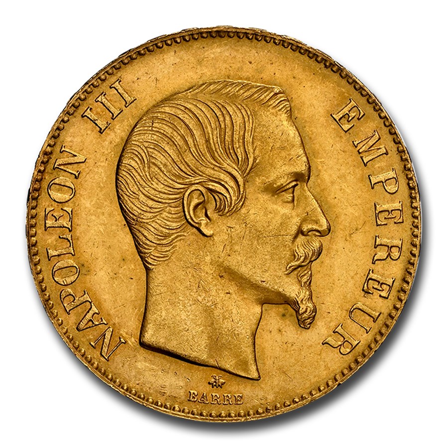 1858ǯ ե ʥݥ쥪3 100ե ե󥹹 륤 ʥݥ쥪    ե ȥ饹֡¤ʾ 衼å MS-63 NGC ƥ
