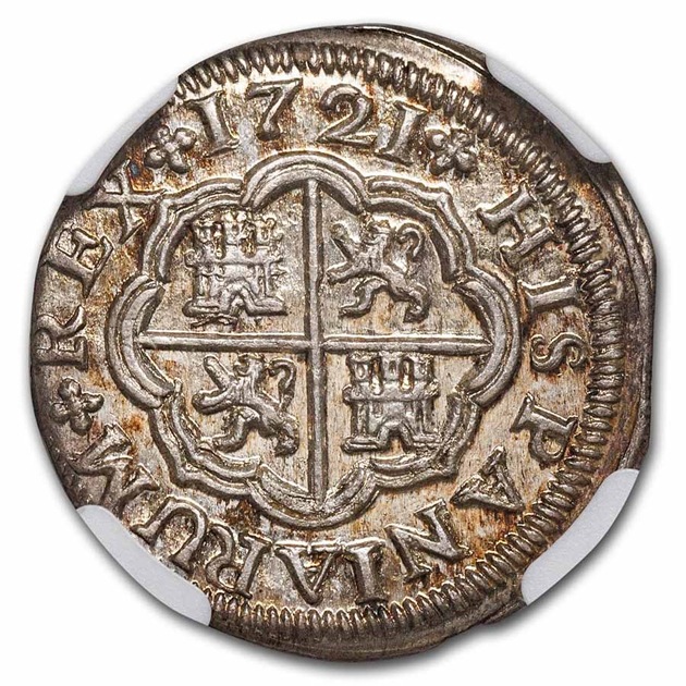 1721ǯ �ե����5�� ���ڥ���� �쥢�� ��� ���ڥ��� ���ӥꥢ¤ʾ�� MS-65+ NGC ����ƥ�����������