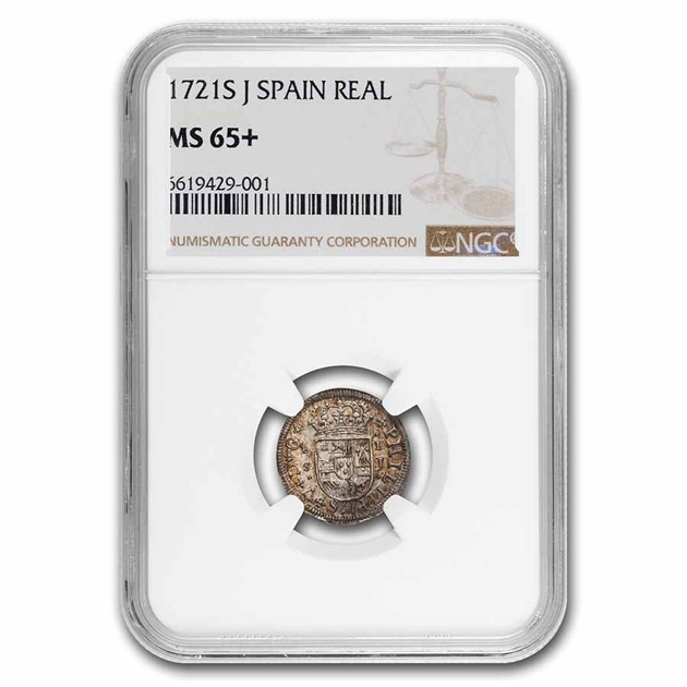 1721ǯ �ե����5�� ���ڥ���� �쥢�� ��� ���ڥ��� ���ӥꥢ¤ʾ�� MS-65+ NGC ����ƥ�����������