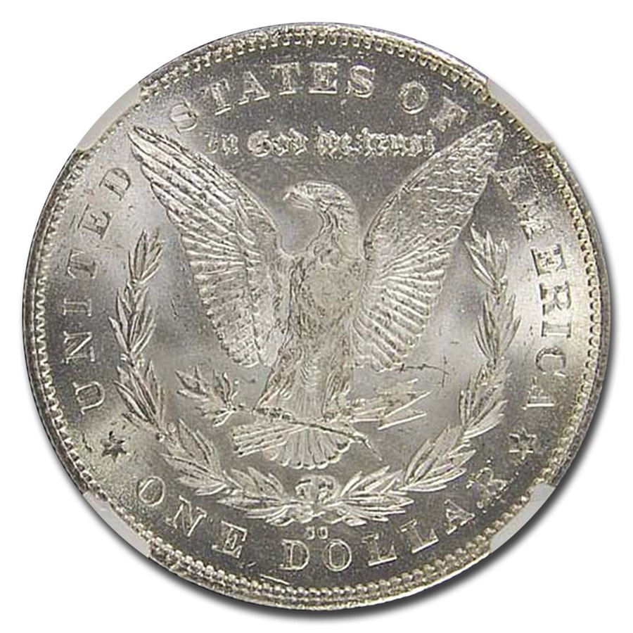 1880ǯ 륬顼  1ɥ С  륬 إå Хƥ  ꥫ罰¤ʾ 󥷥ƥ MS-64 NGC (Rev of 78) ƥ