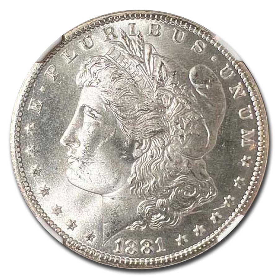 1881ǯ ��륬����顼 ��� 1�ɥ� ����С� ������ ��륬�� �إå� ��Хƥ� �������� ����ꥫ�罰��¤ʾ�� �������󥷥ƥ� MS-66 NGC ����ƥ�����������