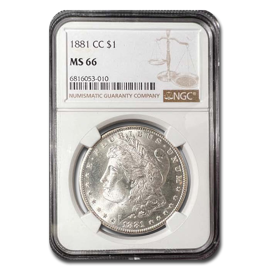 モルガンダラー 1881年 NGC鑑定 MS63