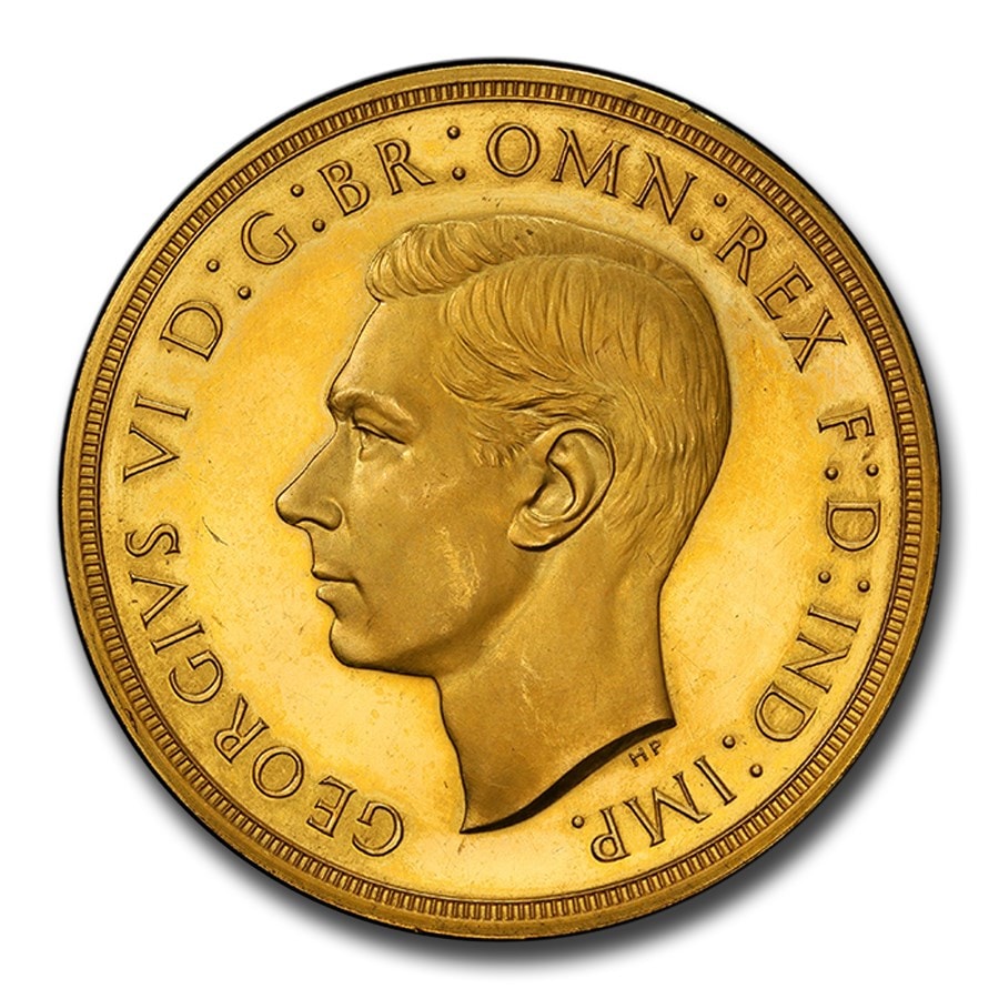 本物保証 南アフリカ 5シリング 大型銀貨 ジョージ6世 1952年 28.3g