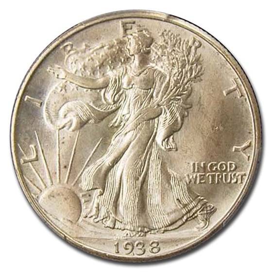 1938ǯ  Хƥ ϡ 顼  50 С   ꥫ罰¤ʾ ǥС MS-65 PCGS ƥ