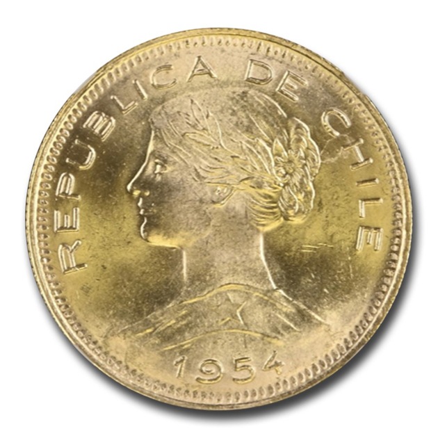 100�ڥ���� ���� ����ƥ����� 1954ǯ�� MS-64 NGC (���֥���� ��С���) ����ƥ�����������