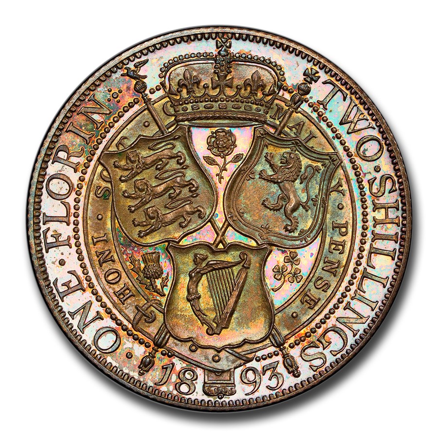 1893ǯ �������ȥꥢ���� �����ꥹ���� ����ɹ��� �ե������ ��� ����С� ������ 1�ե������ �١���إå� �ӥ��ȥꥢ ���饦�� ���� ��� �����ꥹ PR-66 ���ᥪ PCGS ����ƥ�����������