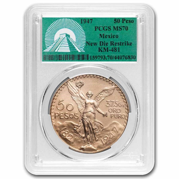 50�ڥ���� �ᥭ���� �ᥭ�������ƥ� 1947ǯ�� MS-70 PCGS (New Die Restrike) ����ƥ�����������