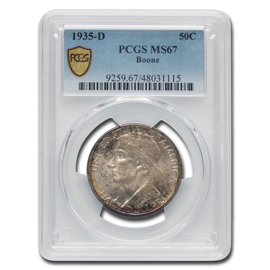1935ǯ ꥫ ˥ ֡  200ǯ ǰ ϡ 顼  50 С   õ ѥ˥ ꥫ罰¤ʾ ǥС MS-67 PCGS ƥ