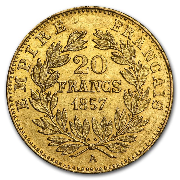 �ʥݥ쥪��3�� �ե�󥹹��� 20�ե���� �ե�� 1852-1860ǯ AU ����ƥ�����������