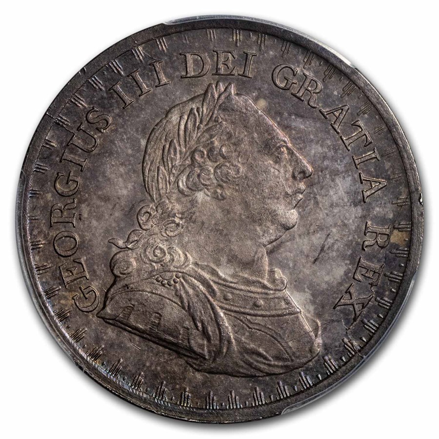 1820年 英国 ジョージ3世 クラウン銀貨