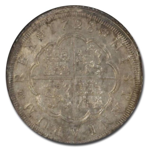 1728ǯ ���ڥ��� 8�쥢���� ���饦�� �����ƥ�����㡦�����쥪�� ��� ���ӥꥢ¤ʾ�� MS-62 NGC ����ƥ�����������