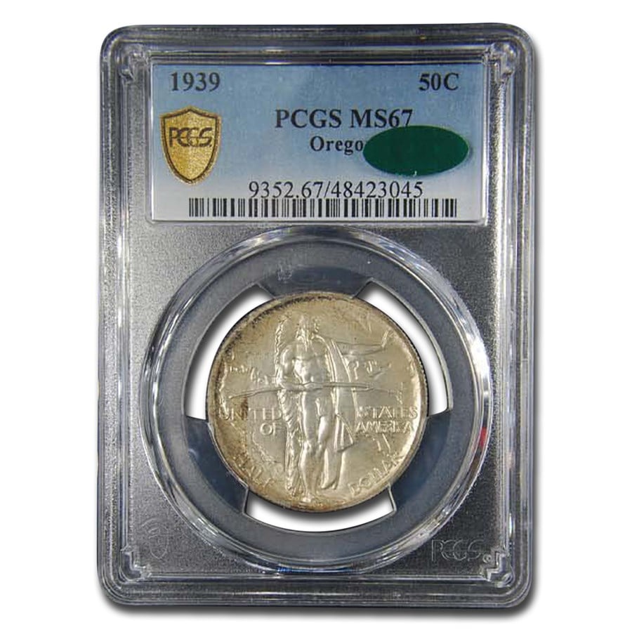 1939ǯ ����ꥫ ���쥴�� �ȥ쥤�� ���ꥢ�� �ϡ��ե��顼 ��ǰ ��� 50����� ����ꥫ¤ʾ�� �ե���ǥ�ե��� MS-67 PCGS CAC ����ƥ�����������